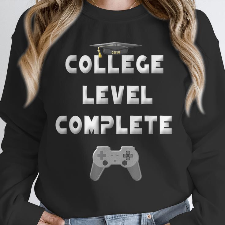 2019 College Level Complete Gamer Graduation Shirts Unisex Sweatshirt