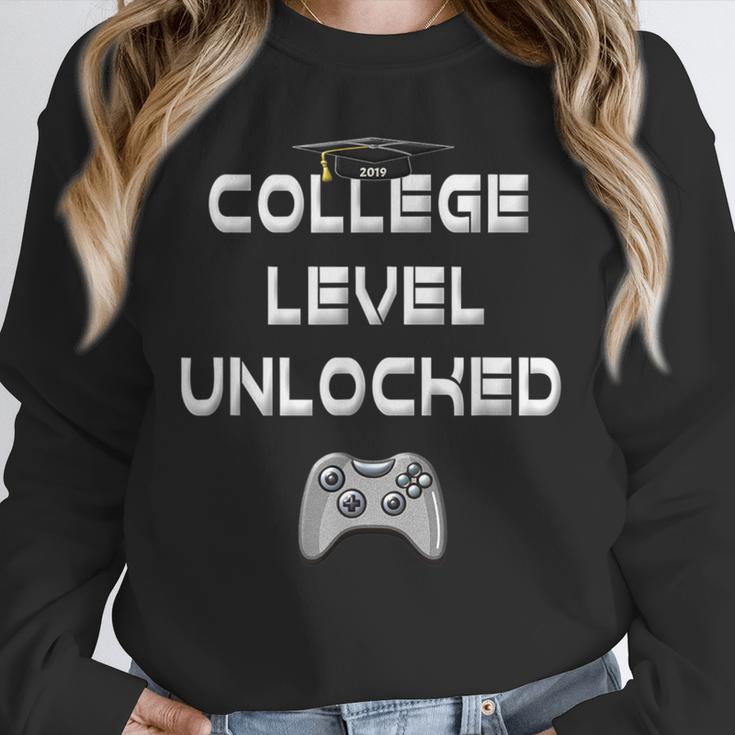 2019 High School Graduation College Level Unlocked Tee Unisex Sweatshirt