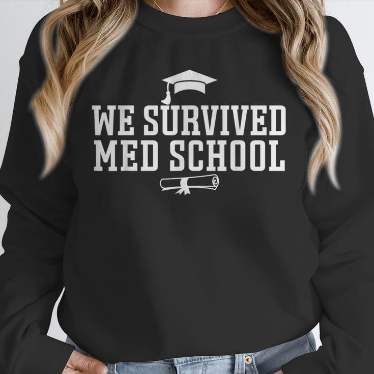 2025 We Survived Med Medical School Degree Graduation Day Unisex Sweatshirt