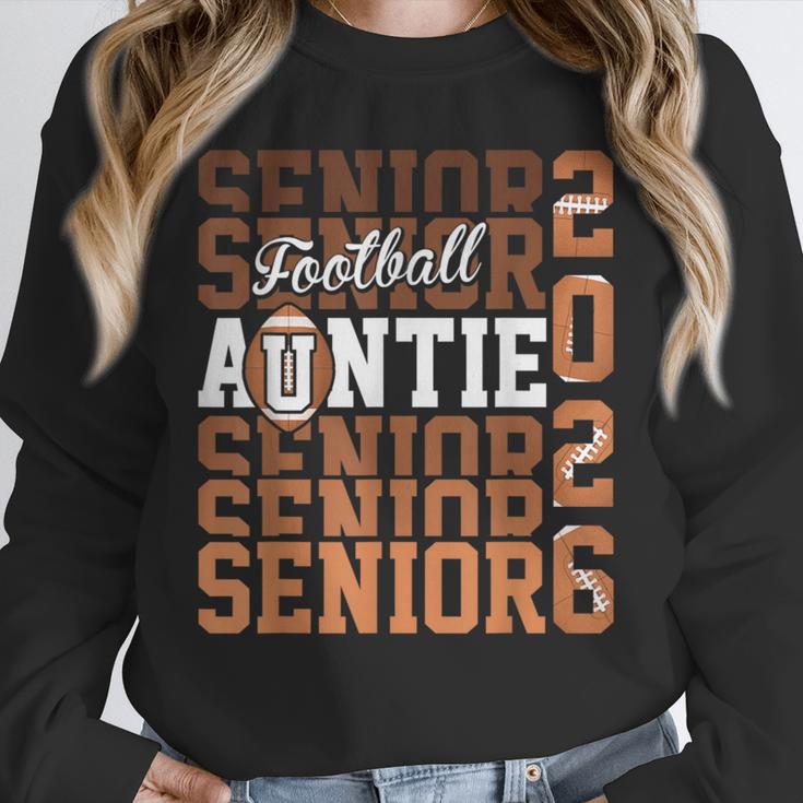 2026 Football Senior Auntie Graduation Matching Family Unisex Sweatshirt