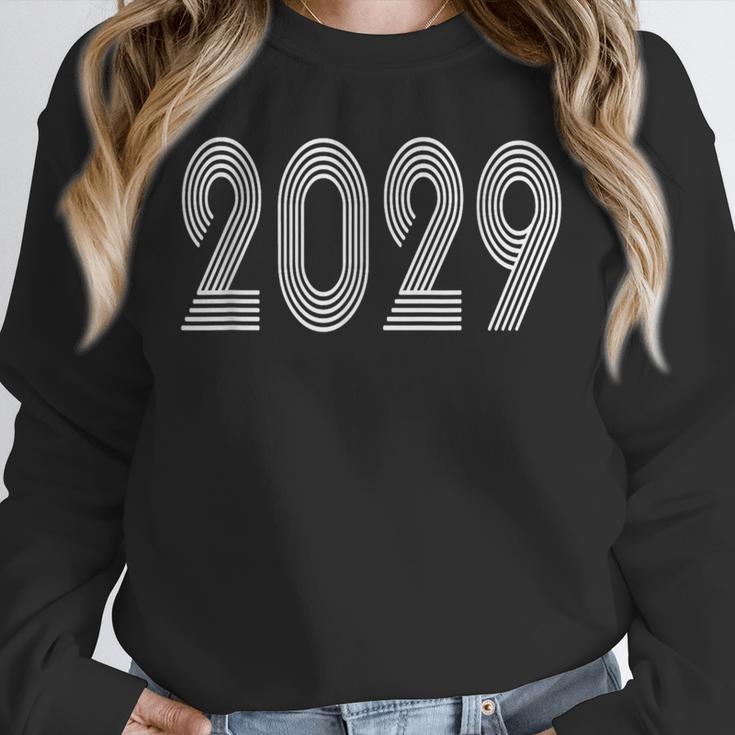 2029 Year Graduation Class Of Photo Shirt Retro Disco Unisex Sweatshirt