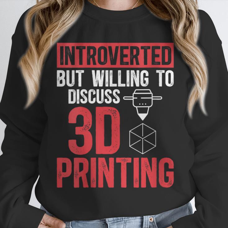 3D Printer Introvert 3D Printing Unisex Sweatshirt