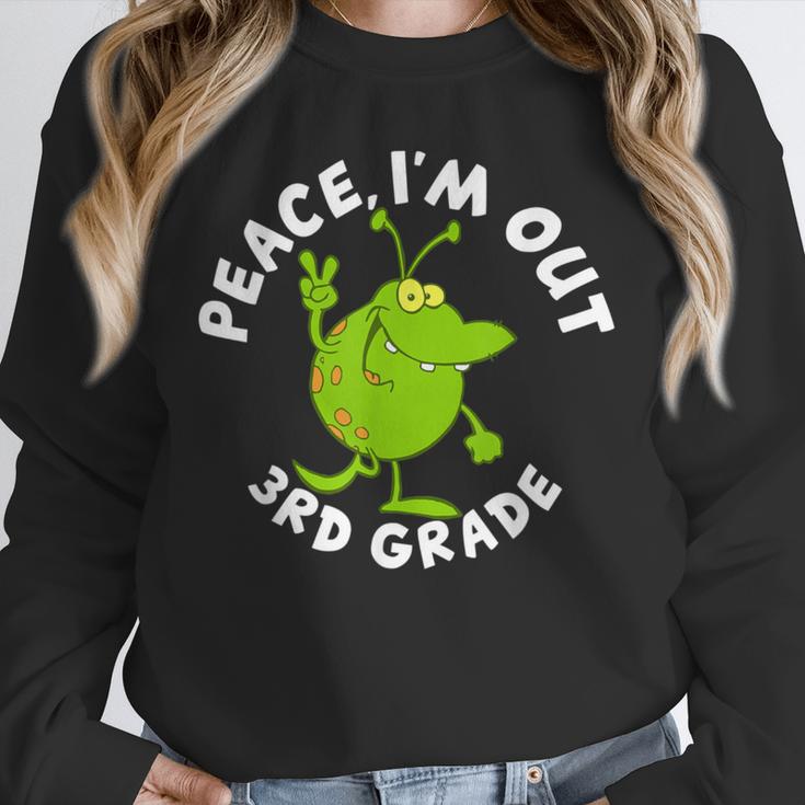 3rd Grade Graduation Promotion Peace I'm Out Last Day Unisex Sweatshirt