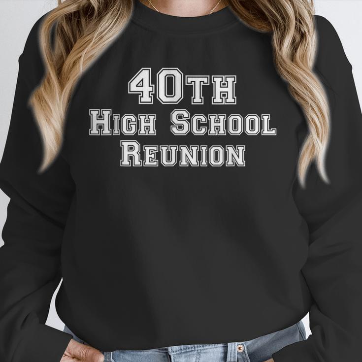40th High School Reunion Class Of Graduation Year Unisex Sweatshirt