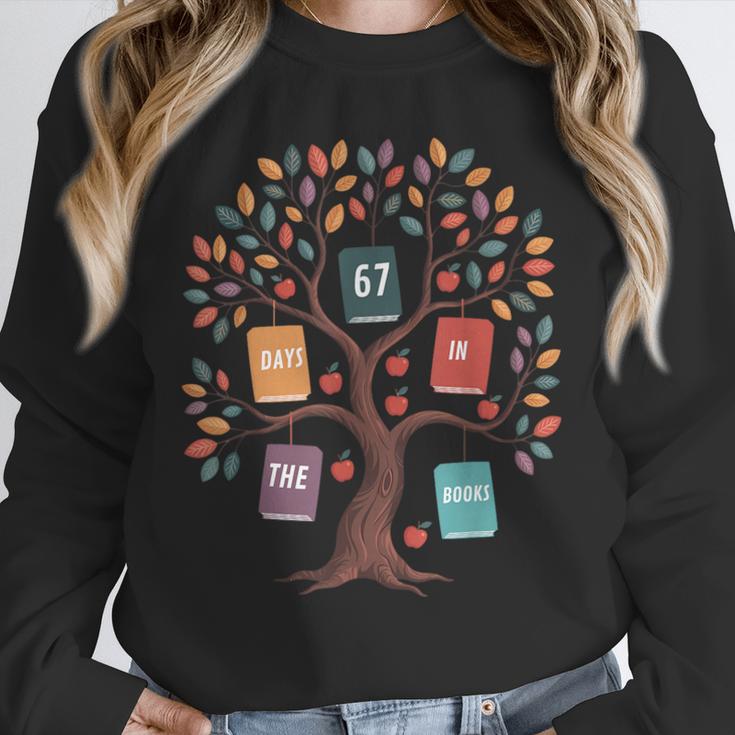 67 Days In The Books Reading Teacher 67th Day Of School Unisex Sweatshirt 67 Days In The Books Reading Teacher 67th Day Of School Unisex Sweatshirt