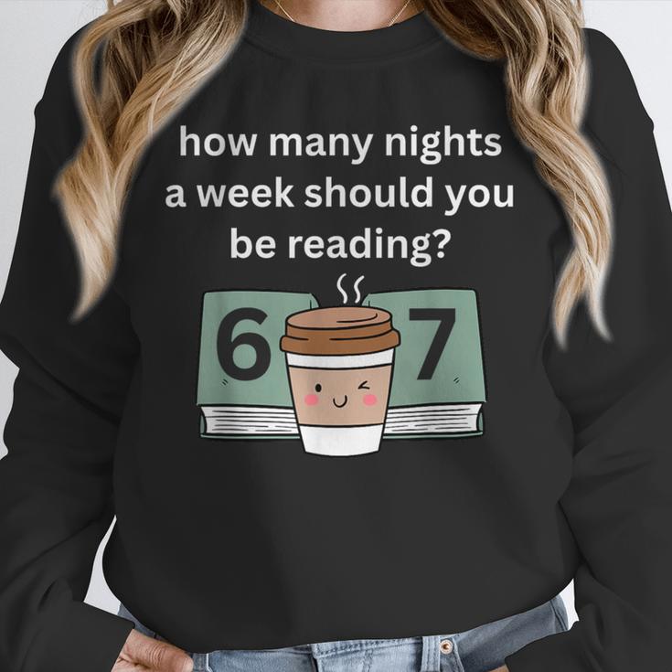67 Meme English Teacher Reading Book Lover Humor Unisex Sweatshirt