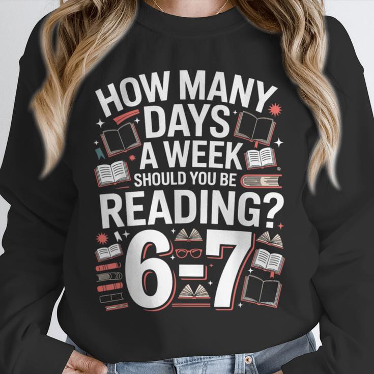 67 For Reading With Books Unisex Sweatshirt 67 For Reading With Books Unisex Sweatshirt