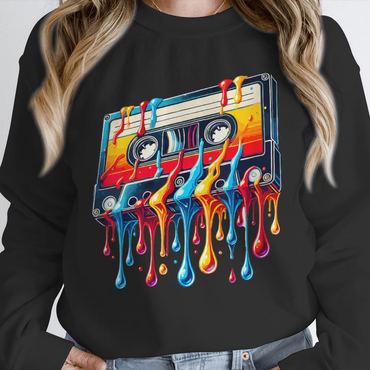 80s 90s Retro Party Costume Nostalgia Cassette Unisex Sweatshirt