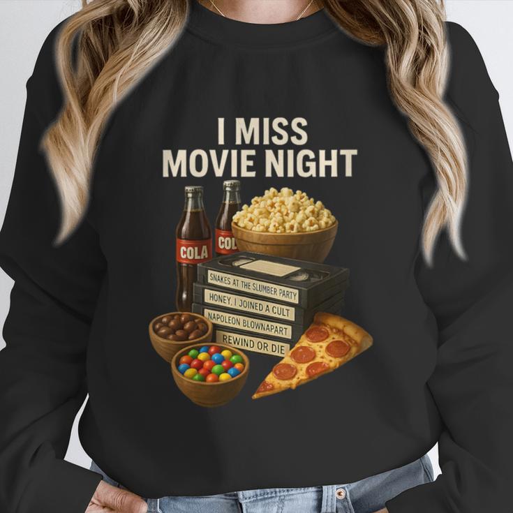 80's & 90's Nostalgia T- Shirt I Miss Movie Night Unisex Sweatshirt 80's & 90's Nostalgia T- Shirt I Miss Movie Night Unisex Sweatshirt