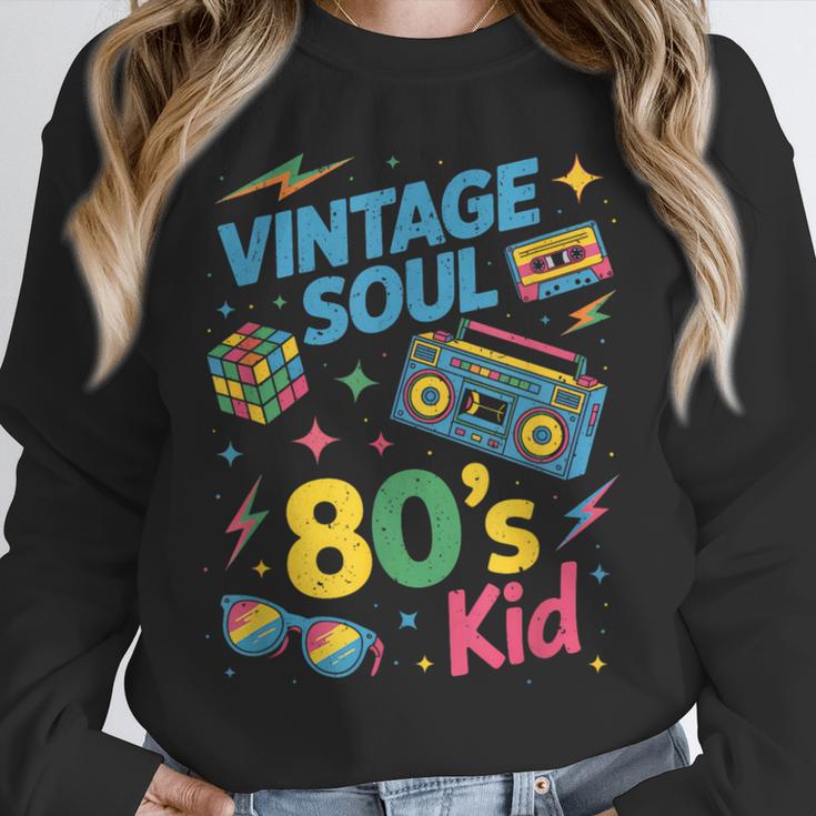 80’s Kid Nostalgia Retro Music Lover Retro 1980s Throwback Unisex Sweatshirt