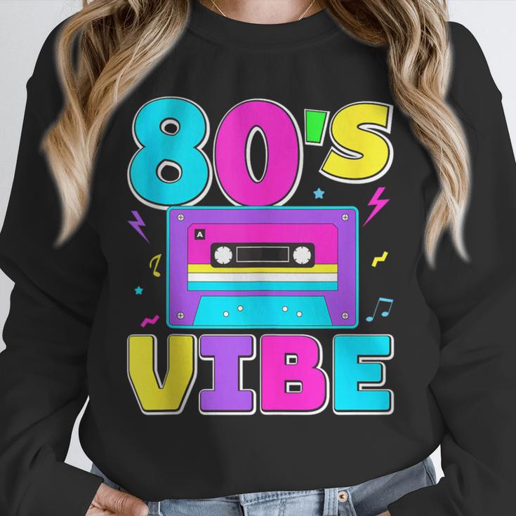 80's Vibe Retro Style Cassette Tape Nostalgia 1980s Party Unisex Sweatshirt 80's Vibe Retro Style Cassette Tape Nostalgia 1980s Party Unisex Sweatshirt
