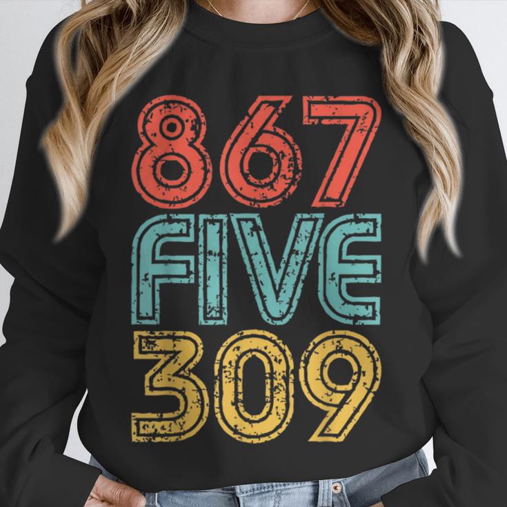 8675309 Retro Vintage 80's 90's Music Nostalgia Unisex Sweatshirt 8675309 Retro Vintage 80's 90's Music Nostalgia Unisex Sweatshirt