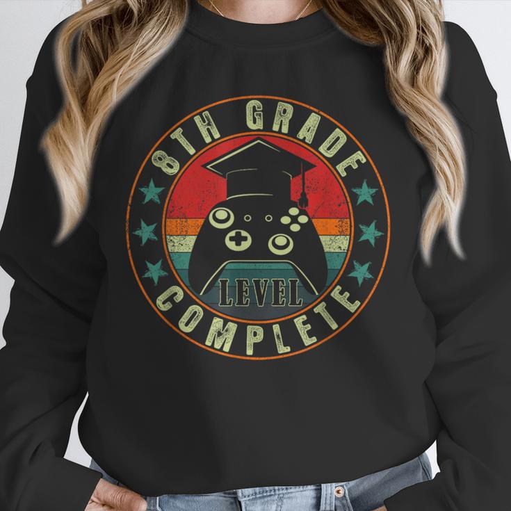 8th Grade Graduation Gamer 8th Grade Level Complete Unisex Sweatshirt