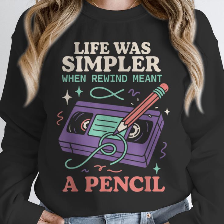 90s Baby Tired Millennial Burnout Nostalgia Parenting Unisex Sweatshirt
