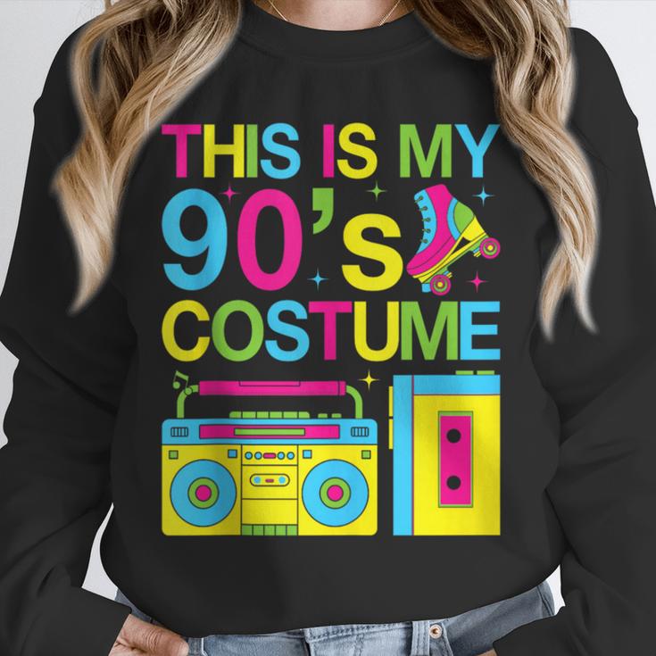 This Is My 90's Costume Retro 1990s Style Cassette Nostalgia Unisex Sweatshirt