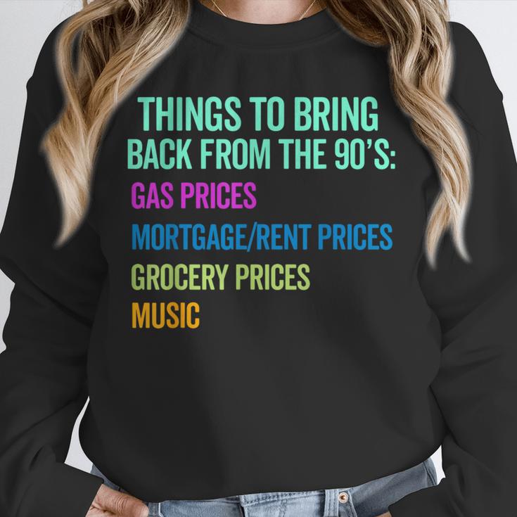 90's Lover Nineties 1990's Born Nostalgia Politics Unisex Sweatshirt