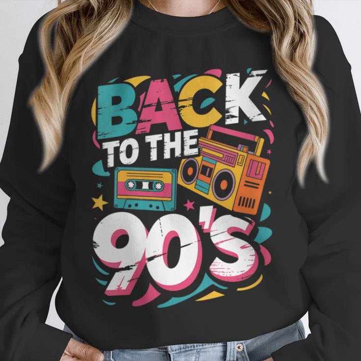 90's Nineties Nostalgia Costume Party Back To The 90s Unisex Sweatshirt 90's Nineties Nostalgia Costume Party Back To The 90s Unisex Sweatshirt