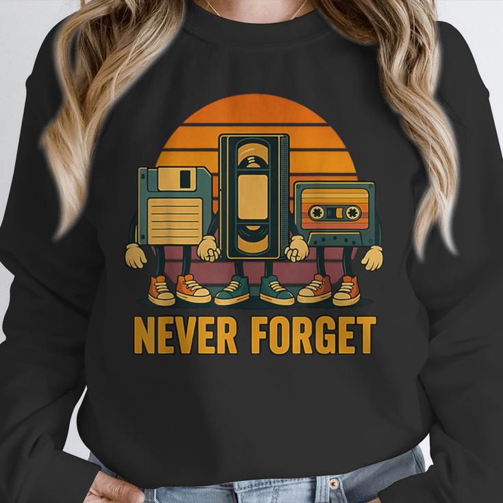 90s Nostalgia Never Forget Retro Unisex Sweatshirt