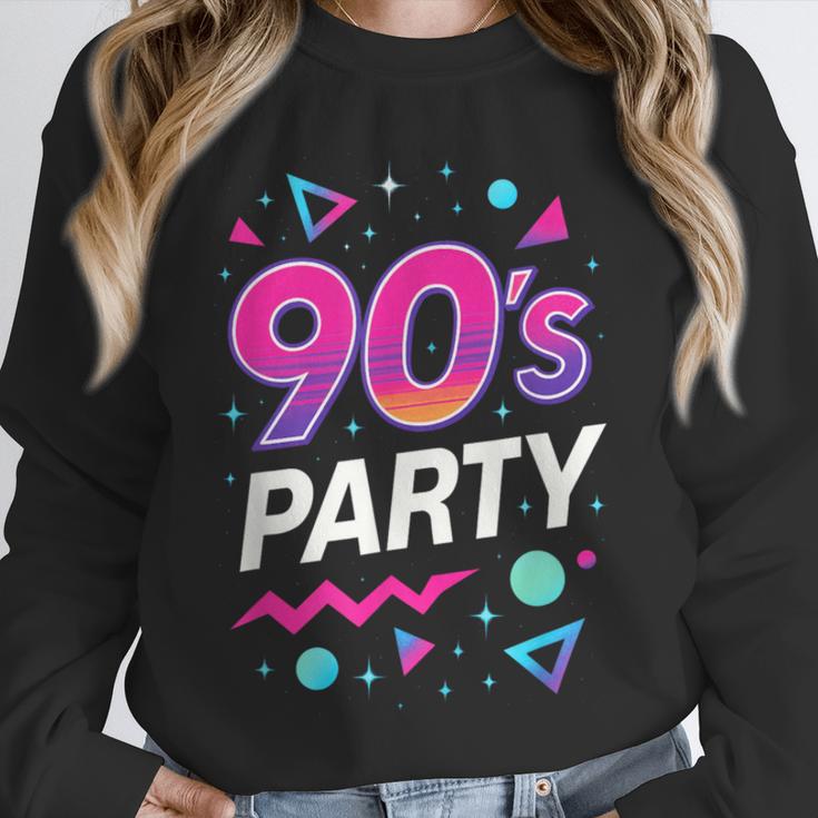 90's Party 90s Nostalgia Retro Rave Dance Music Unisex Sweatshirt 90's Party 90s Nostalgia Retro Rave Dance Music Unisex Sweatshirt