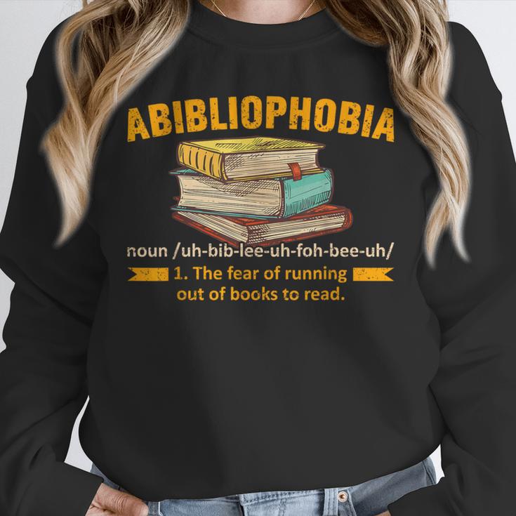 Abibliophobia Perfect For Young Book Lover Bookworm Reader Unisex Sweatshirt