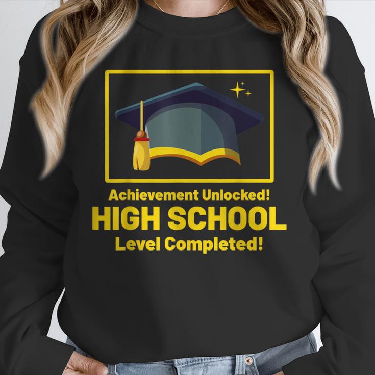 Achievement Unlocked High School Graduation Gamer Unisex Sweatshirt