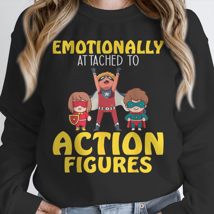 Action Figure Collector Comic Books Unisex Sweatshirt Action Figure Collector Comic Books Unisex Sweatshirt