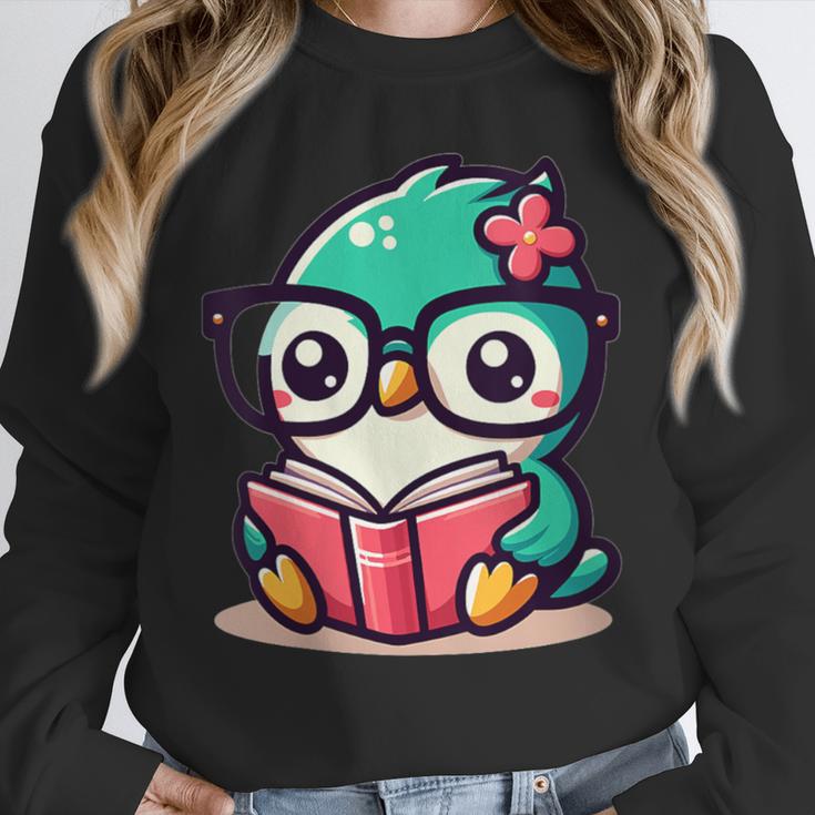 Adorable Book Lover Humming Bird With Reading Glasses Cute Unisex Sweatshirt Adorable Book Lover Humming Bird With Reading Glasses Cute Unisex Sweatshirt