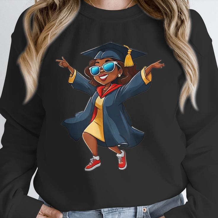 African American Woman Girl Graduation Class Unisex Sweatshirt