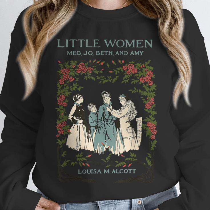 Alcott Little Women Characters Literature Book Illustration Unisex Sweatshirt