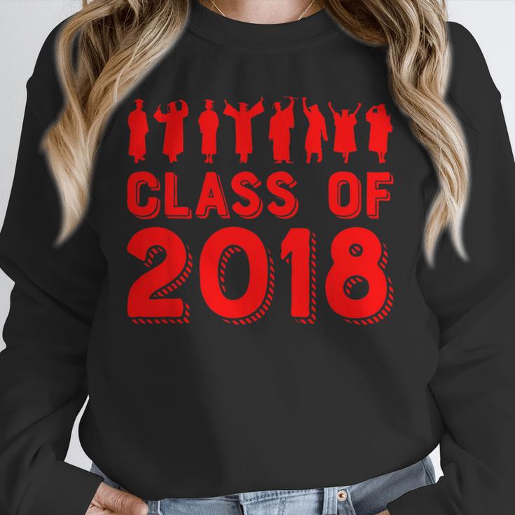 & Red Class Of 2018 Senior GraduationShirt Unisex Sweatshirt
