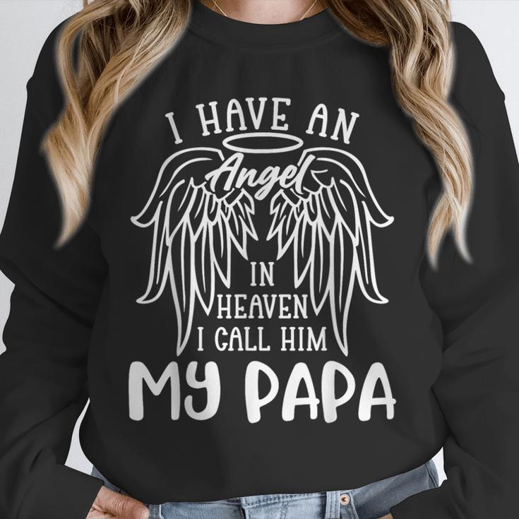 I Have An Angel In Heaven I Call Him My Papa Memorial Memory Unisex Sweatshirt I Have An Angel In Heaven I Call Him My Papa Memorial Memory Unisex Sweatshirt