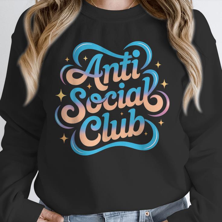Anti-Social Club Introvert Humor Unisex Sweatshirt