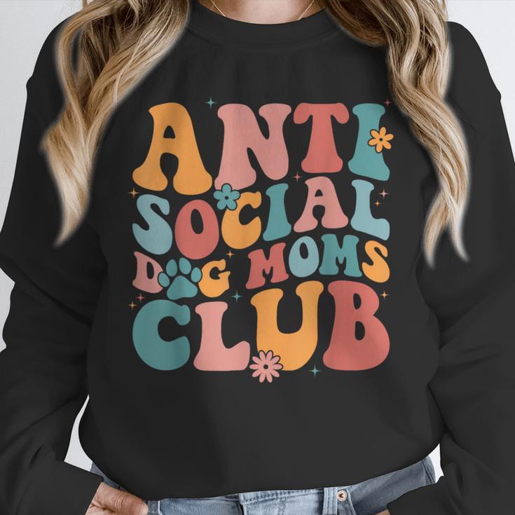 Anti Social Dog Moms Club Introvert Dog Mom Retro Men Women Unisex Sweatshirt Anti Social Dog Moms Club Introvert Dog Mom Retro Men Women Unisex Sweatshirt