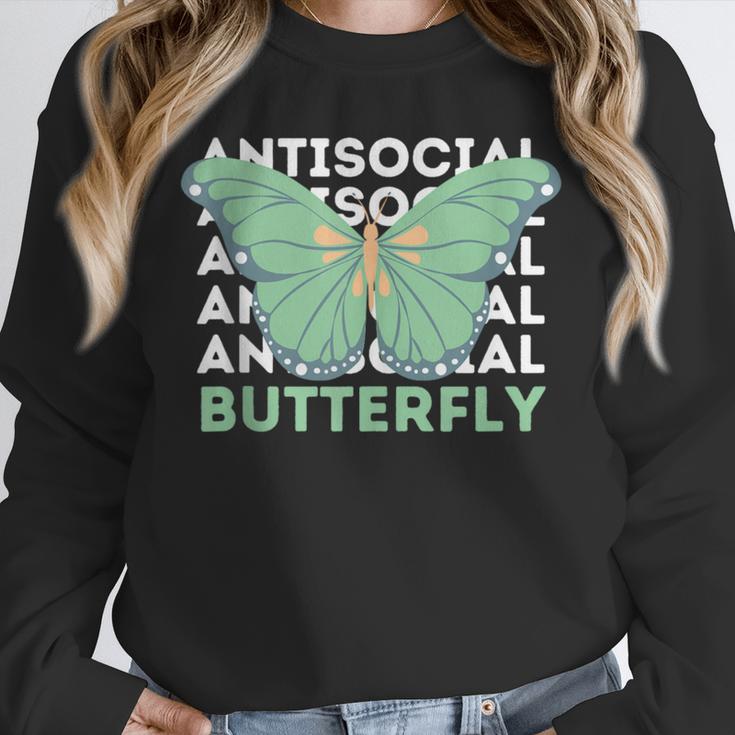 Anti-Social Introvert Butterfly Unisex Sweatshirt