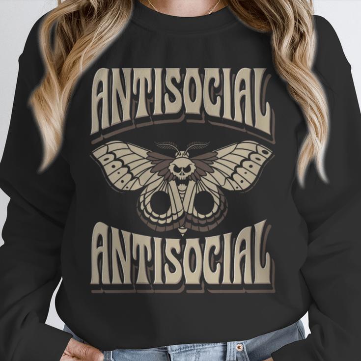 Antisocial Butterfly Quote Socially Selective Introvert Unisex Sweatshirt Antisocial Butterfly Quote Socially Selective Introvert Unisex Sweatshirt