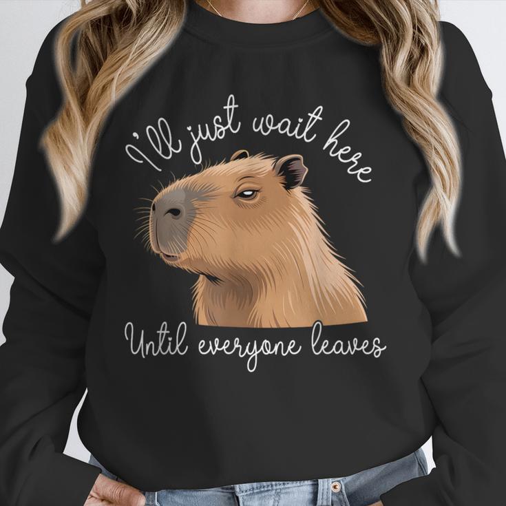 Antisocial Introvert Capybara Sarcastic Humor Unisex Sweatshirt Antisocial Introvert Capybara Sarcastic Humor Unisex Sweatshirt