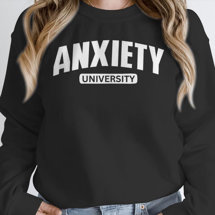 Anxiety University Anxious Introvert Tee Unisex Sweatshirt Anxiety University Anxious Introvert Tee Unisex Sweatshirt