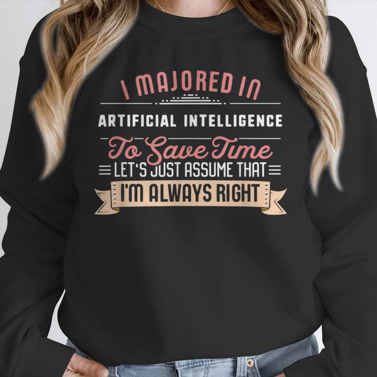 Artificial Intelligence Major Student Shirt Graduation Unisex Sweatshirt