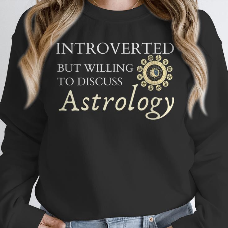 Astrology Quote For Introvert Astrologists Spirituality Unisex Sweatshirt