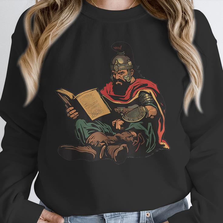 Attila The Hun Reading A Book Unisex Sweatshirt