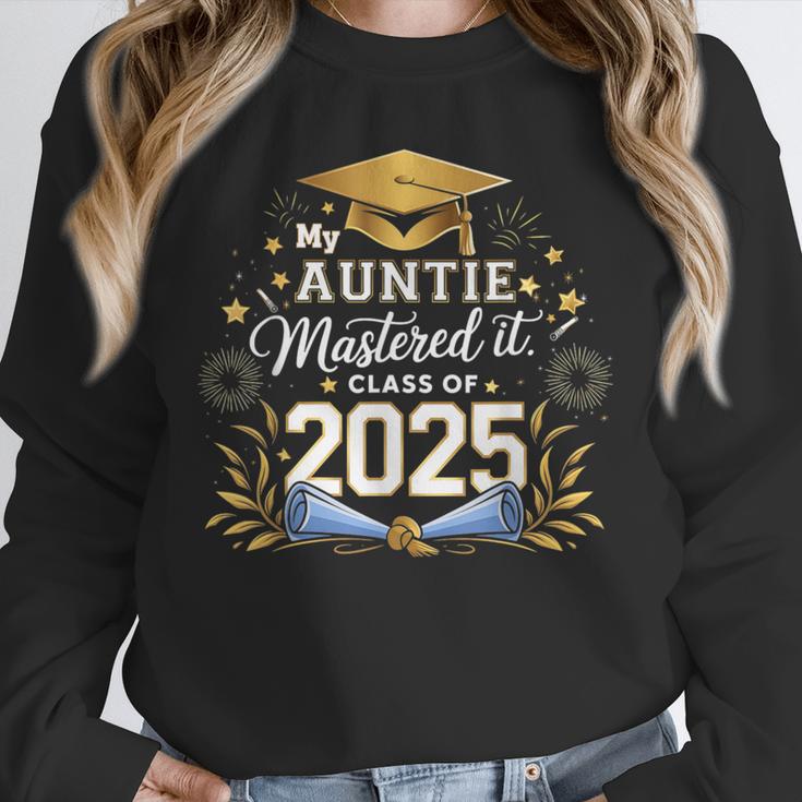 My Auntie Mastered It Class Of 2025 Masters Graduation Unisex Sweatshirt