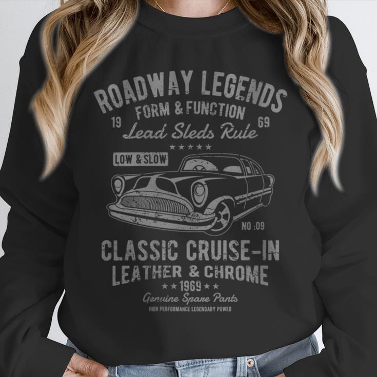 Automotive Nostalgia Classic Car Cruise-In Distressed Unisex Sweatshirt