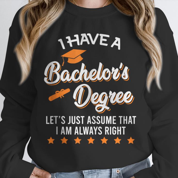 Bachelor Graduation 2026 Always Right Bachelor Degree Unisex Sweatshirt