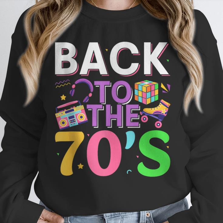 Back To The 70's Mixtape Era Nostalgia Retro 1970 70's Style Unisex Sweatshirt