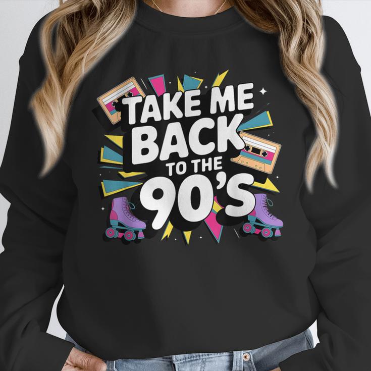 Take Me Back To The 90s Retro Nostalgia Unisex Sweatshirt