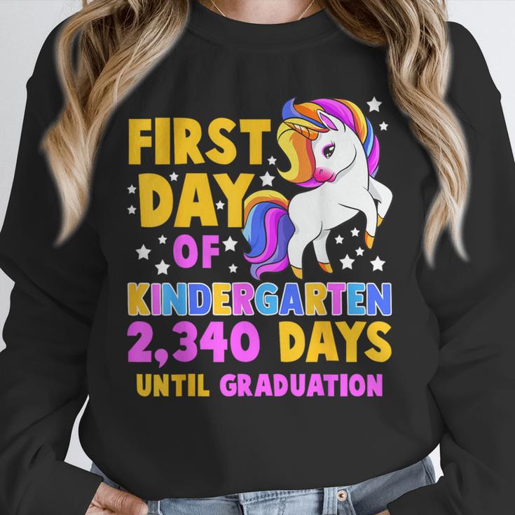 Back To School First Day Of Kindergarten Graduation Unicorn Unisex Sweatshirt