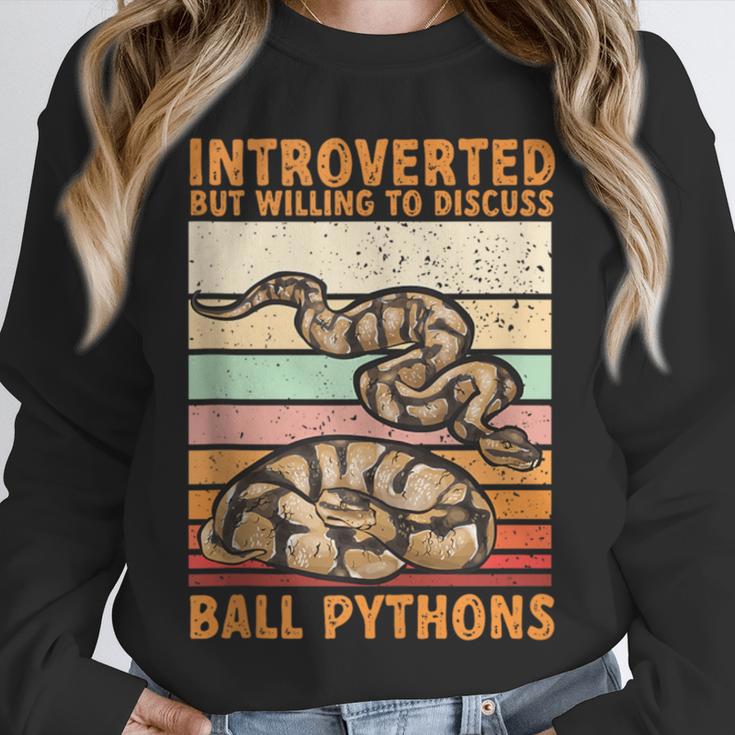 Ball Python Snake Introvert Ball Python Unisex Sweatshirt Ball Python Snake Introvert Ball Python Unisex Sweatshirt