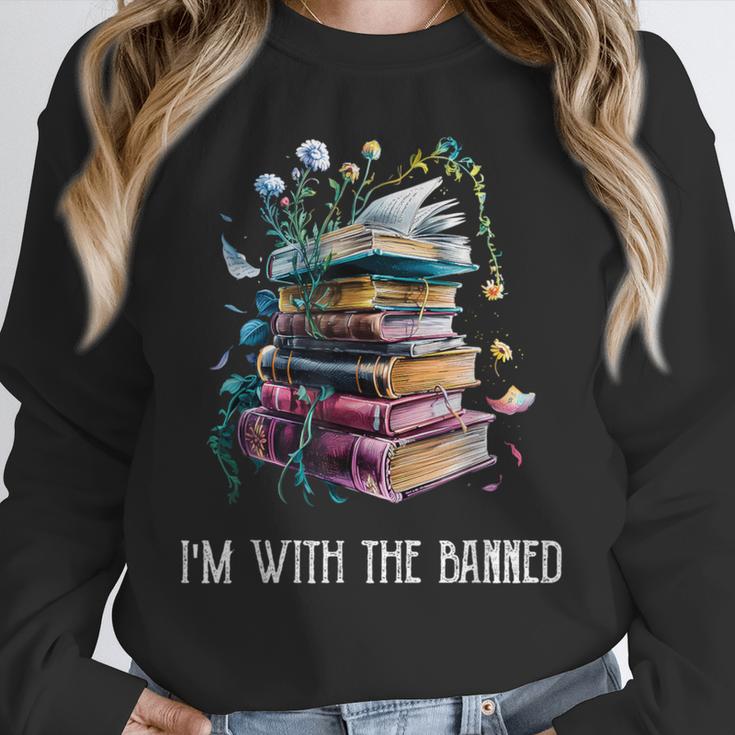 Im With The Banned Book Readers Librarians Read Banned Books Unisex Sweatshirt Im With The Banned Book Readers Librarians Read Banned Books Unisex Sweatshirt