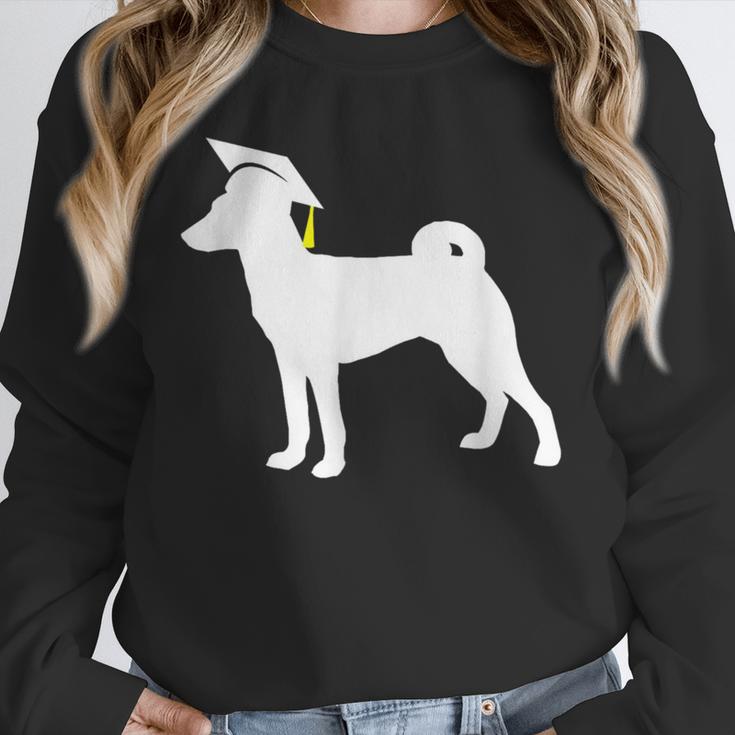 Basenji Graduation Dog Graduate Unisex Sweatshirt