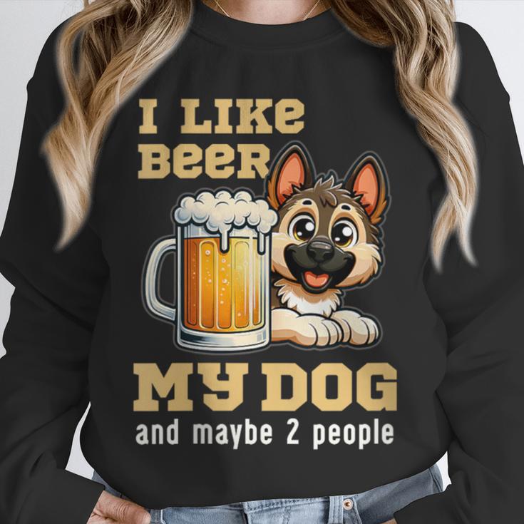I Like Beer My Dog And Maybe 2 People Introvert Pun Unisex Sweatshirt I Like Beer My Dog And Maybe 2 People Introvert Pun Unisex Sweatshirt